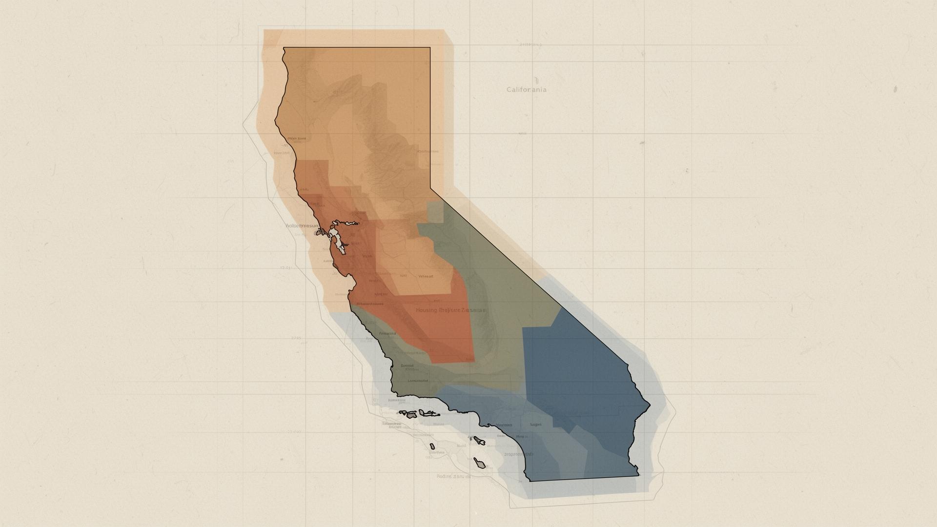 Map of San Diego and Inland Empire anti-displacement policy zones